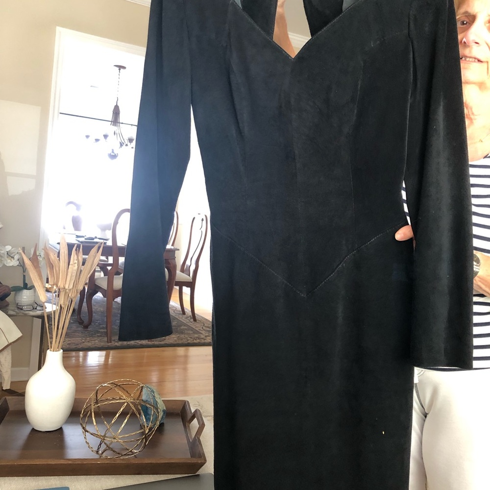 Suede dress